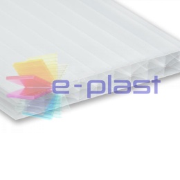 Poliwęglan komorowy mleczny/opal 10mm 2100x4000mm